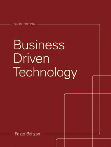 Business Driven Technology