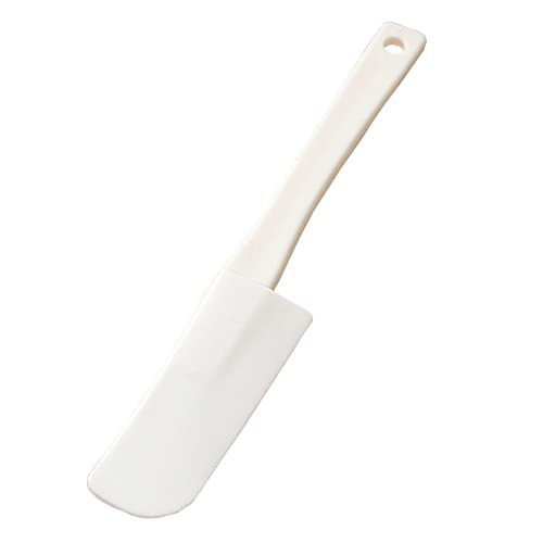 Butter Scraper Mini Spatula - MXY Home White Salad Cream Soft Silicone Board Baking Knife Plastic Handle Removable