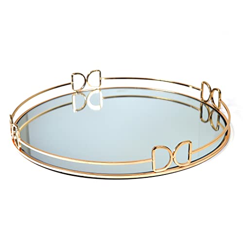 Butterfly Mirrored Vanity Tray - Elegant Design for Home Decor