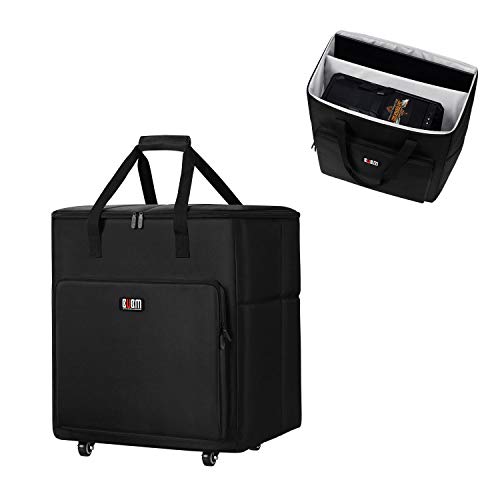 Buwico Desktop PC Carrying Case Bag with Wheels