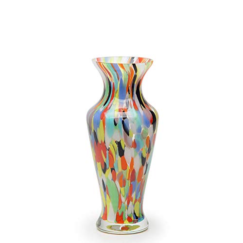 Cá d'Oro Hand Blown Murano-Style Glass Vase