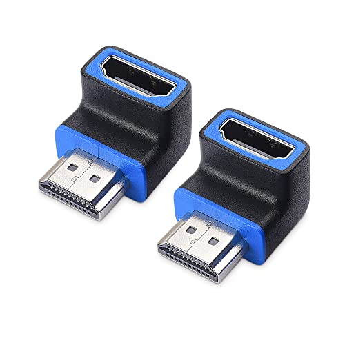 Cable Matters 2-Pack 8K@60Hz 90 Degree Right Angle HDMI 2.1 Adapter