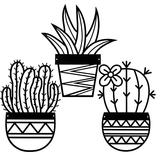 Cactus Metal Wall Art