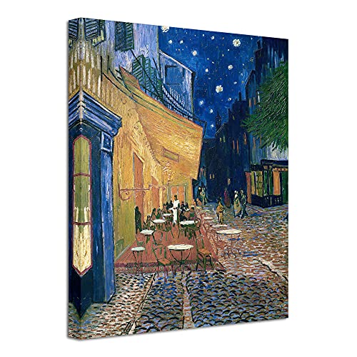 Cafe Terrace at Night Canvas Print