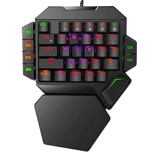 Cakce RGB One Handed Mechanical Gaming Keyboard