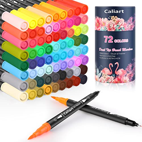 Caliart 72 Brush Pens Art Markers