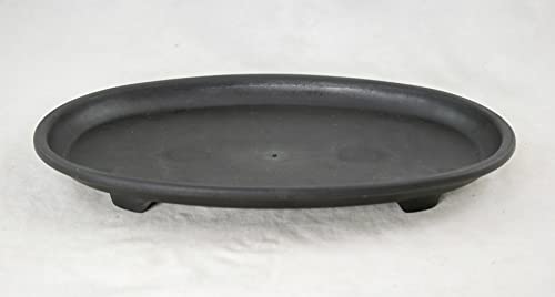 Calibonsai Oval Black Plastic Humidity/Drip Tray