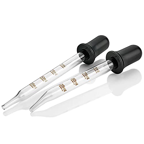 Calibrated Glass Eye Dropper - Pack of 2