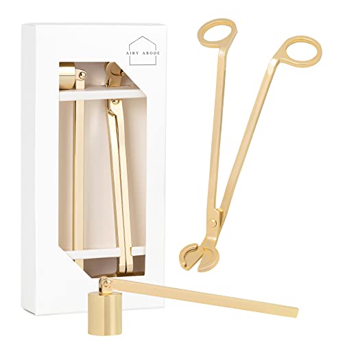 Candle Wick Trimmer Set - Gold