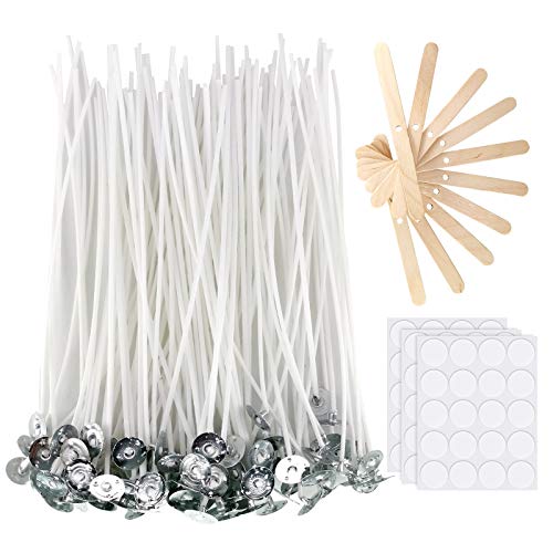 Candle Wicks 100 Pcs 6 inch Set for Easy DIY Candle Making