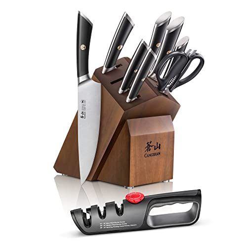 Cangshan ELBERT Series Knife Block Set (10-Piece): High-Quality German Steel Knives for Exceptional Performance