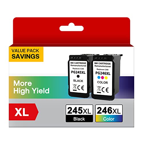 Canon 245XL 246XL Ink Cartridge Combo Pack