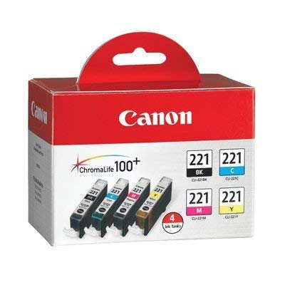 Canon CLI-221 Color Ink Cartridge Multi Pack