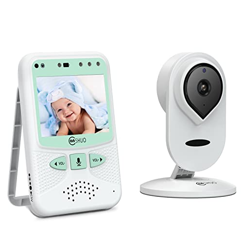 CanSHUO Baby Monitor with Long Range, Temperature, Night Vision