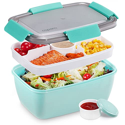 Caperci Large Salad Container Bowl