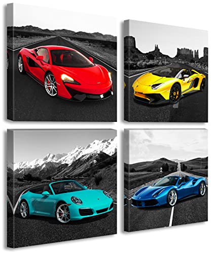 Car Pictures Posters for Teen Boys Room