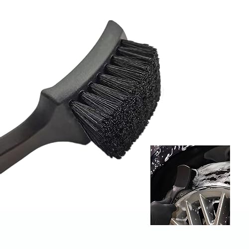 TAKAVU Master Wheel Brush, Easy Reach Wheel and Rim Detailing Brush 18''  Long Soft Bristle, Car Wheel Brush, Rim Tire Detail Brush,Multipurpose use