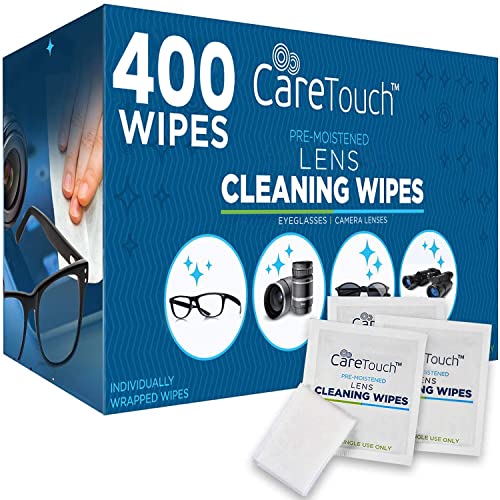 Care Touch Glasses Wipes, 400ct