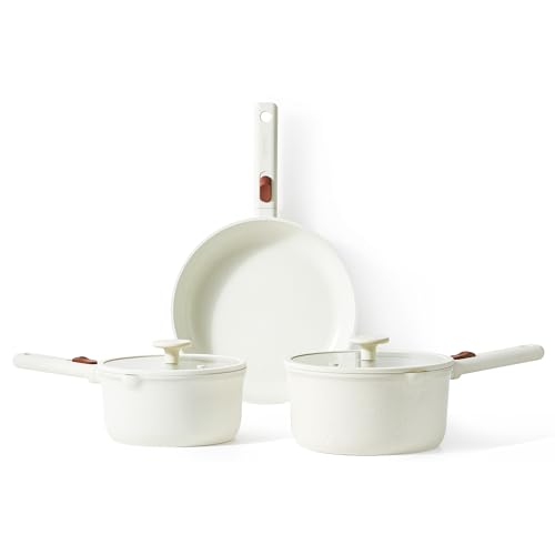 CAROTE Nonstick Kitchen Cookware Set with Removable Handle