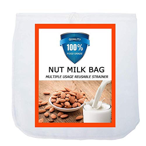 Carrollar Nut Milk Bag - Food Strainer (2 pack)