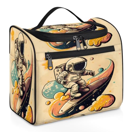 Cartoon Space Hanging Travel Toiletry Bag
