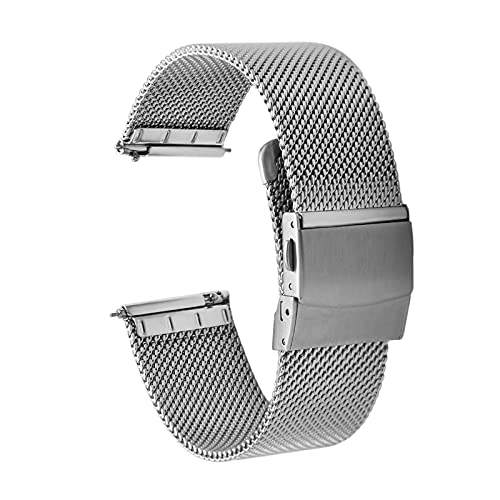 Carty Stainless Steel Mesh Watch Bands for Men