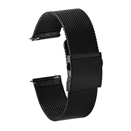 Carty Stainless Steel Mesh Watch Bands for Men,Thin Metal Mesh Watch Strap