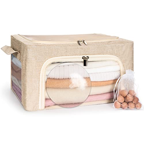 Cashmere Sweater Storage Bag with Natural Cedar Ball
