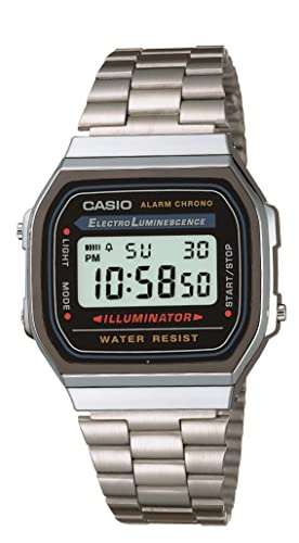 Casio A168WA-1 Electro Luminescence Watch