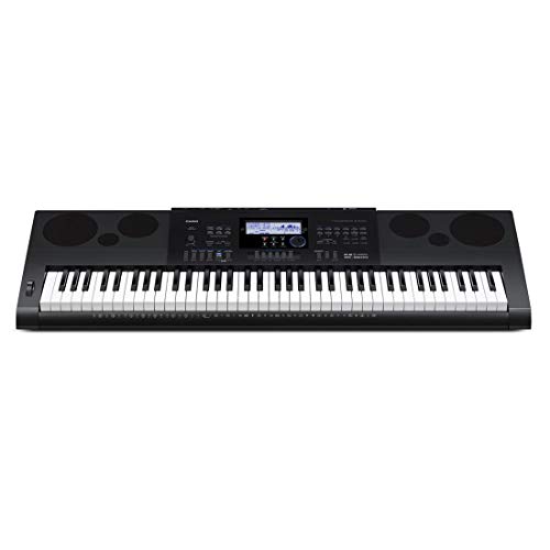 Casio WK-6600 76-Key Workstation Keyboard with Power Supply Black