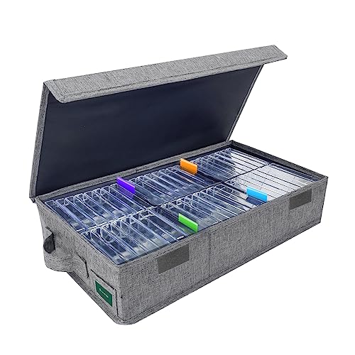 Cassette Tape Storage Box - Gray