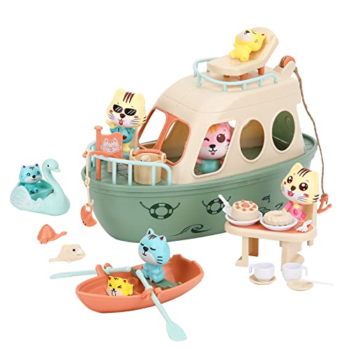 Cat Boat Toy Set