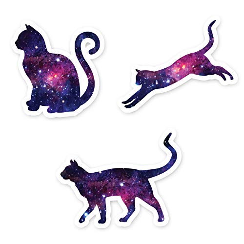 Cat Stickers Galaxy Collection - Cute Cat Laptop Stickers