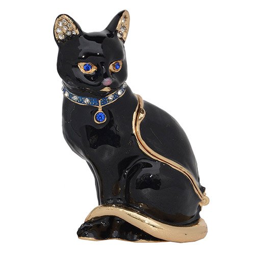 Cat Trinket & Jewelry Box for Cat Lovers