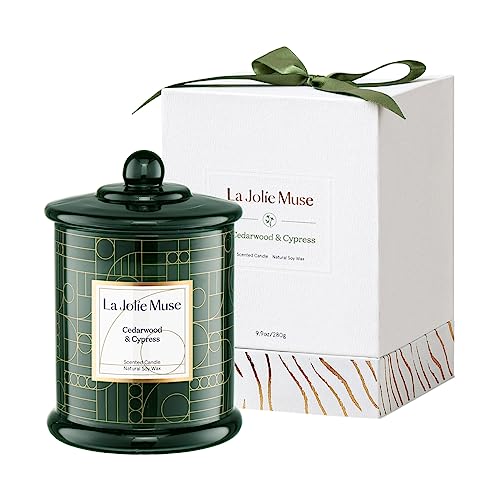 Cedarwood & Cypress Candle, Holiday Candle Gifts