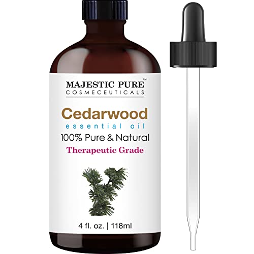 Cedarwood Essential Oil, Therapeutic Grade, 4 Fl Oz