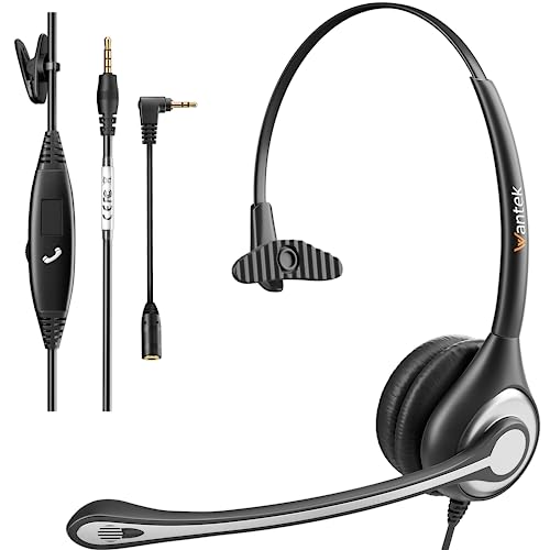 Cell Phone Headset with Noise Canceling Mic
