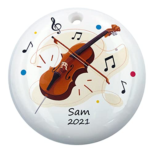 Celloist Playing Cello Christmas Ornament