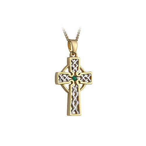 Celtic Gold Cross Necklace