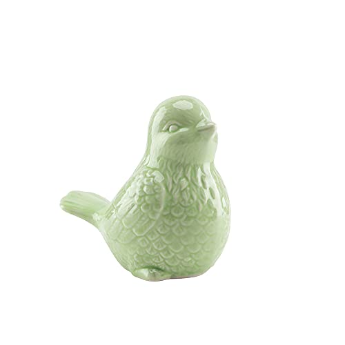 Ceramic Bird Figurine Ornaments - Whimsical Home & Garden Decor