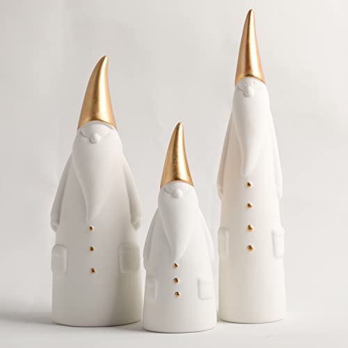 Ceramic Santa Claus Figurines for Christmas Decor