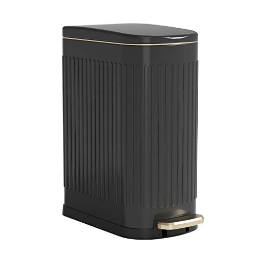 CEROELDA Stainless Steel Slim Step Trash Can