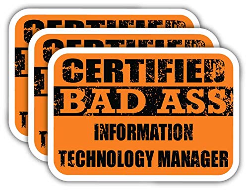 Certified IT Manager Stickers