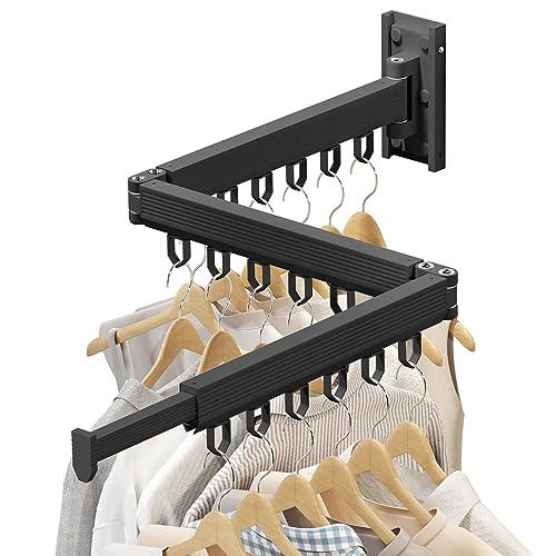 CHAHUANV Wall Mounted Clothes Drying Rack