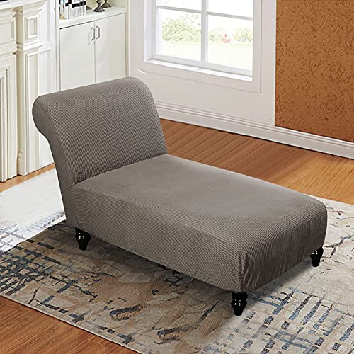 Chaise Slipcover with Stretchable Fabric