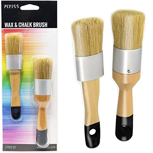 Mr. Pen- Chalk Paint Brush, 0.7 inch, Wax Brush, Round Paint Brush, Wax Brush, Chalk Paint Brushes for Furniture, Chalk Paint Brushes