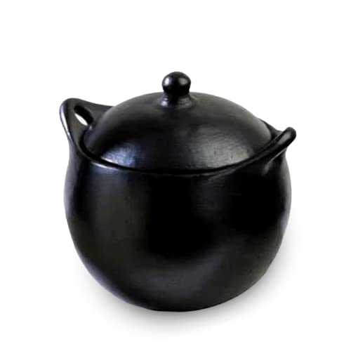 Chamba Black Clay Soup Pot