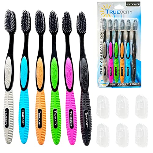 Charcoal Toothbrush 6 Pack