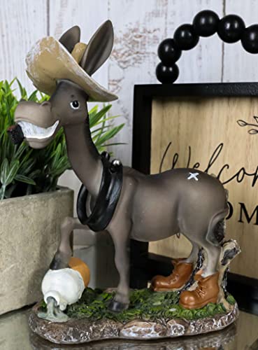 Charming Drunken Donkey Figurine for Farmhouse Decor
