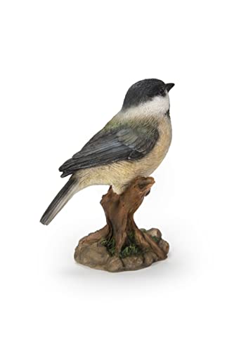 Charming Hi-Line Gift Multi Colors Bird on Stump Statues